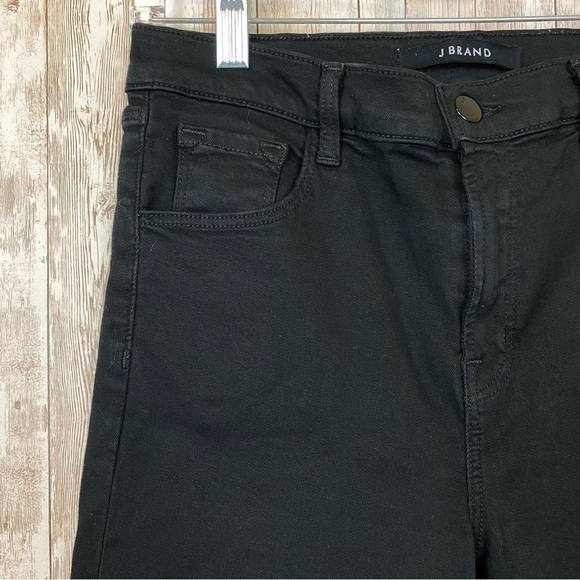 J Brand Women’s Ruby High Rise Crop Frayed Hem Denim Jean Black Size 27 - Picture 10 of 16